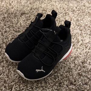 Puma Kids Black and White Sneakers